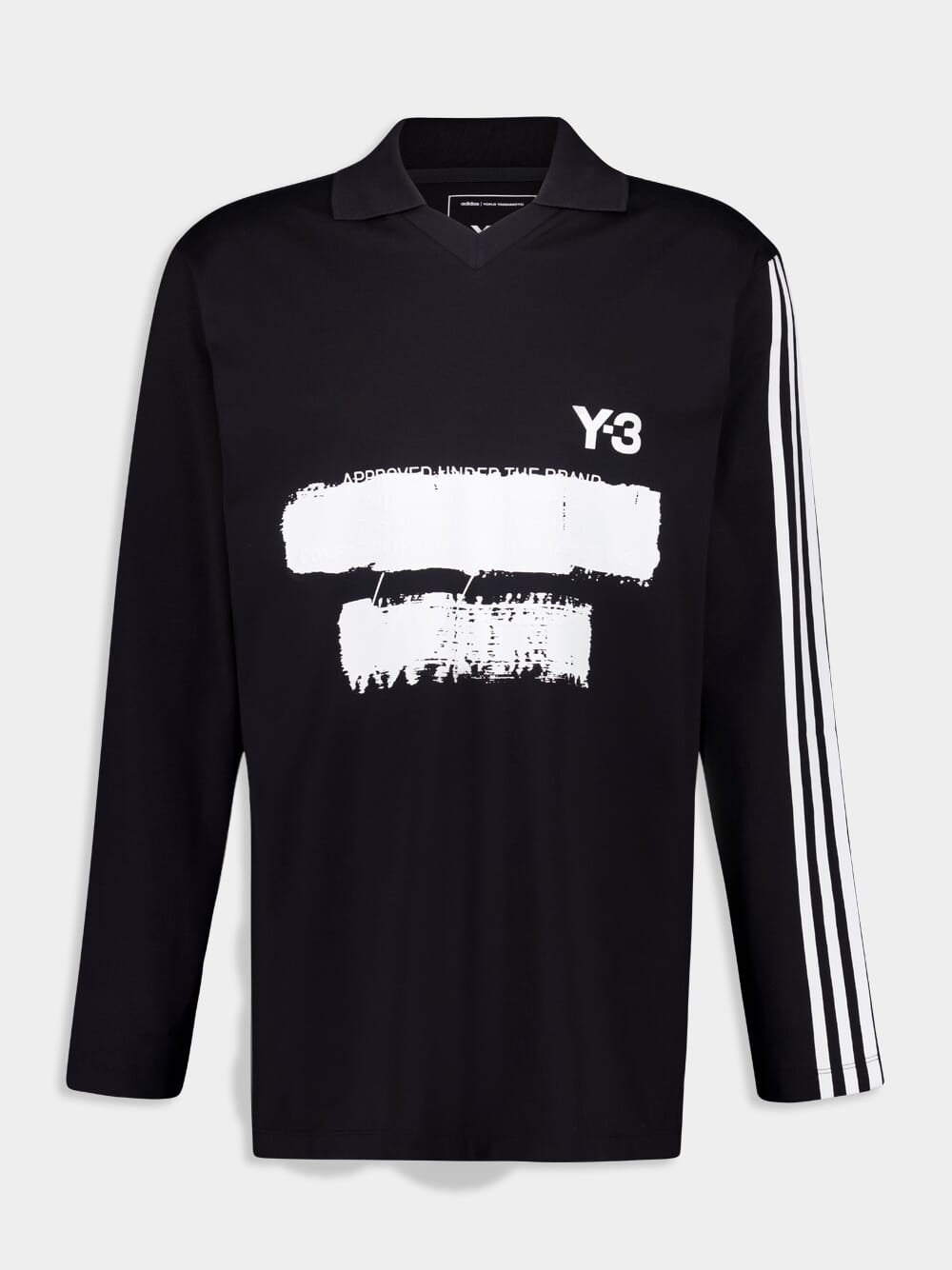 Black Graphic Logo Long Sleeve Top