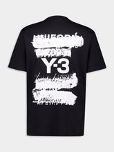 Y-3 Black Graphic Short Sleeve T-Shirt