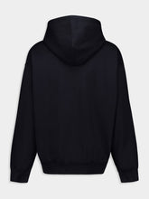 Y-3 Black Zip-Up Hooded Sweatshirt