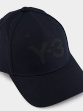 Y-3 Black Classic Logo Cap
