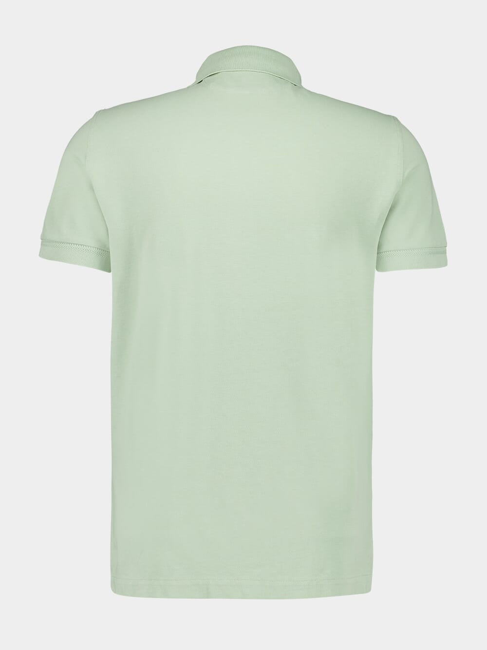 Light Green Tennis Piqué Polo Shirt