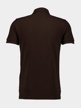 Tom Ford Dark Brown Piqué Polo Shirt