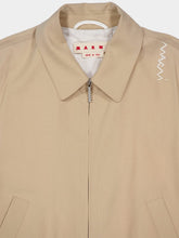 Marni Cream Light Wool Blend Zip Jacket