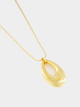 Tom Ford Vintage Gold Brass Drop Pendant Necklace