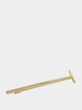 Tom Ford Pale Gold Silver T Pin Brooch