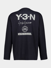 Y-3 Black NBHD Logo Long Sleeve Shirt