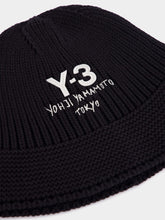 Y-3 Heritage Black Knit Bucket Hat