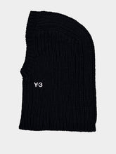 Y-3 Black Ribbed Knit Hood