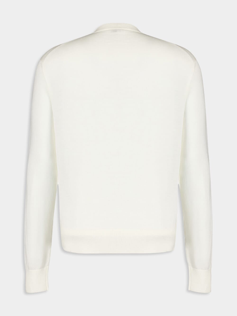 White Merino Wool Jumper