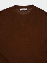 Commas Brown Merino Wool Jumper