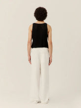 Commas Black Pointelle Knit Tank