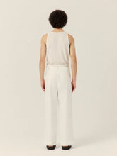 Commas Off-White Pointelle Knit Tank