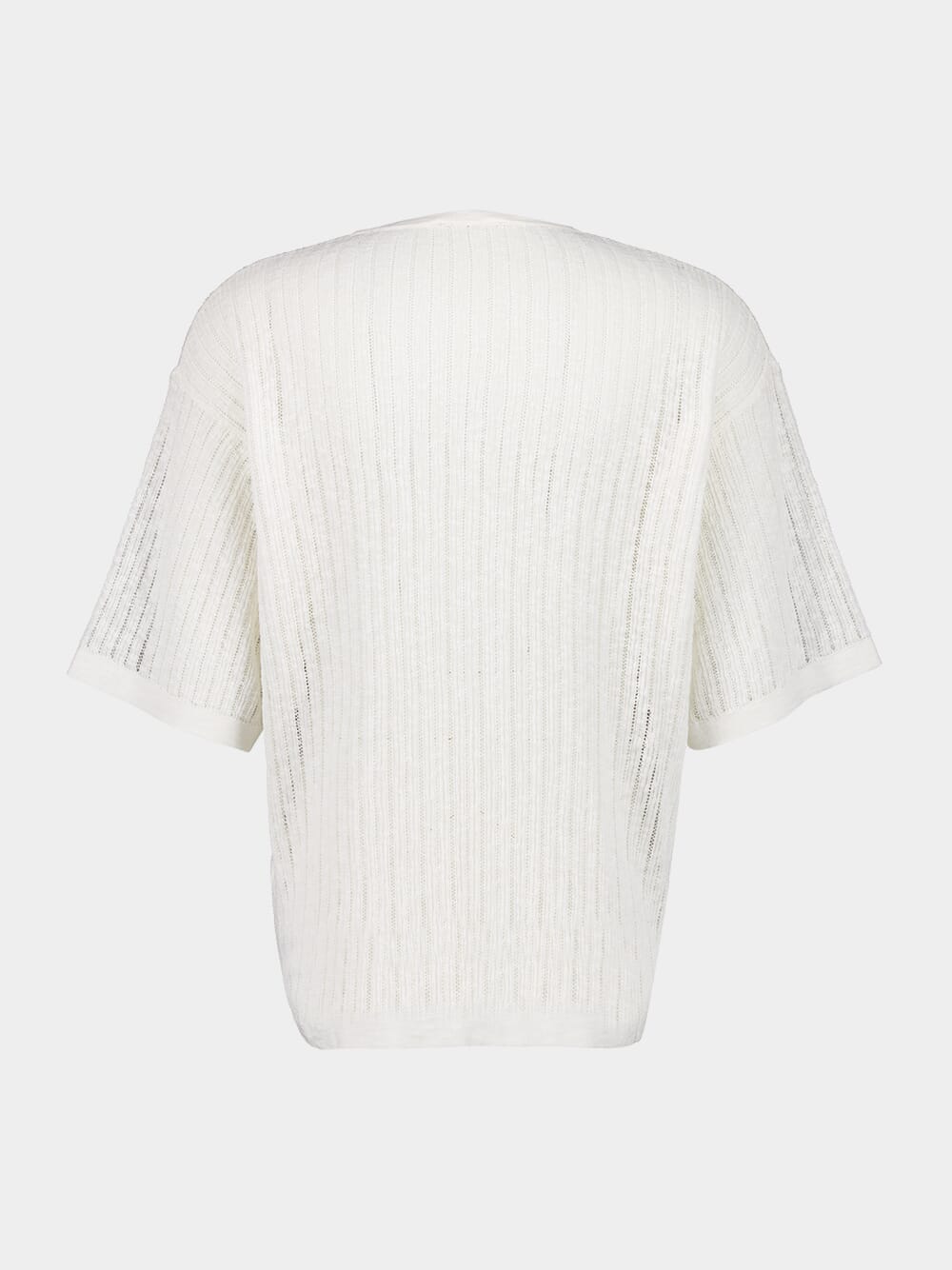 Off-White Pointelle Knit T-Shirt