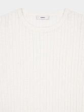 Commas Off-White Pointelle Sweater