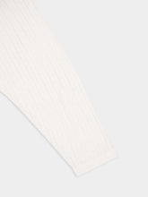 Commas Off-White Pointelle Sweater