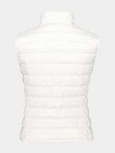 Moncler White Liane Packable Down Gilet