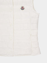Moncler White Liane Packable Down Gilet