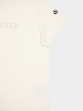 Moncler Ivory Tonal Logo T-Shirt