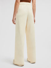 Moncler Beige Wide-Leg Cotton Track Pants