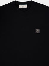 Stone Island Black Compass Patch Short-Sleeve T-Shirt