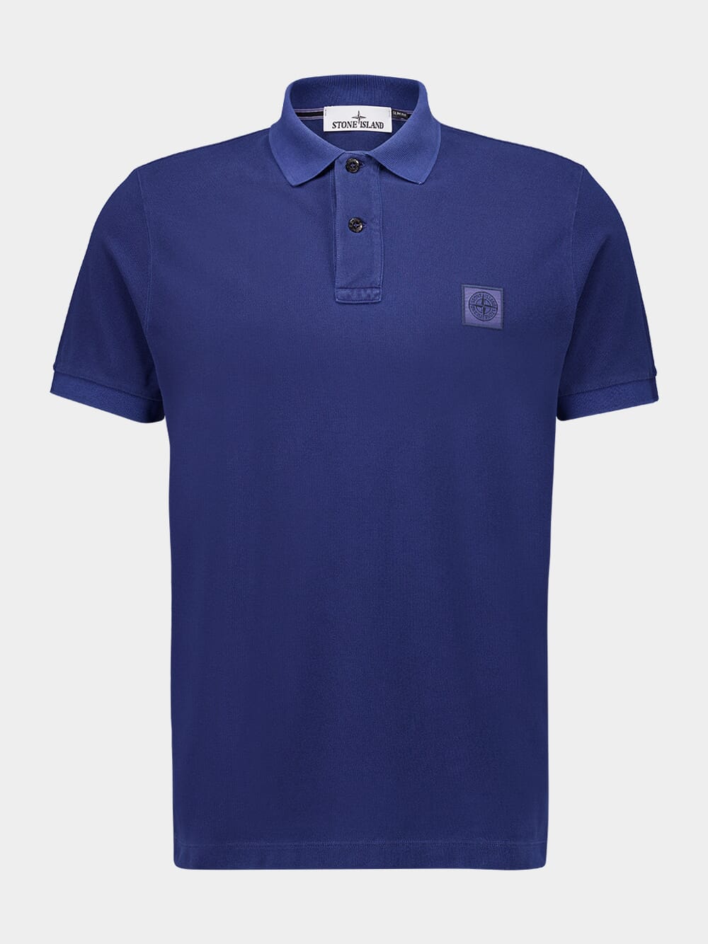 Marine Blue Slim Fit Compass Polo Shirt