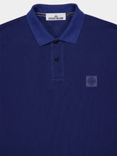 Stone Island Marine Blue Slim Fit Compass Polo Shirt
