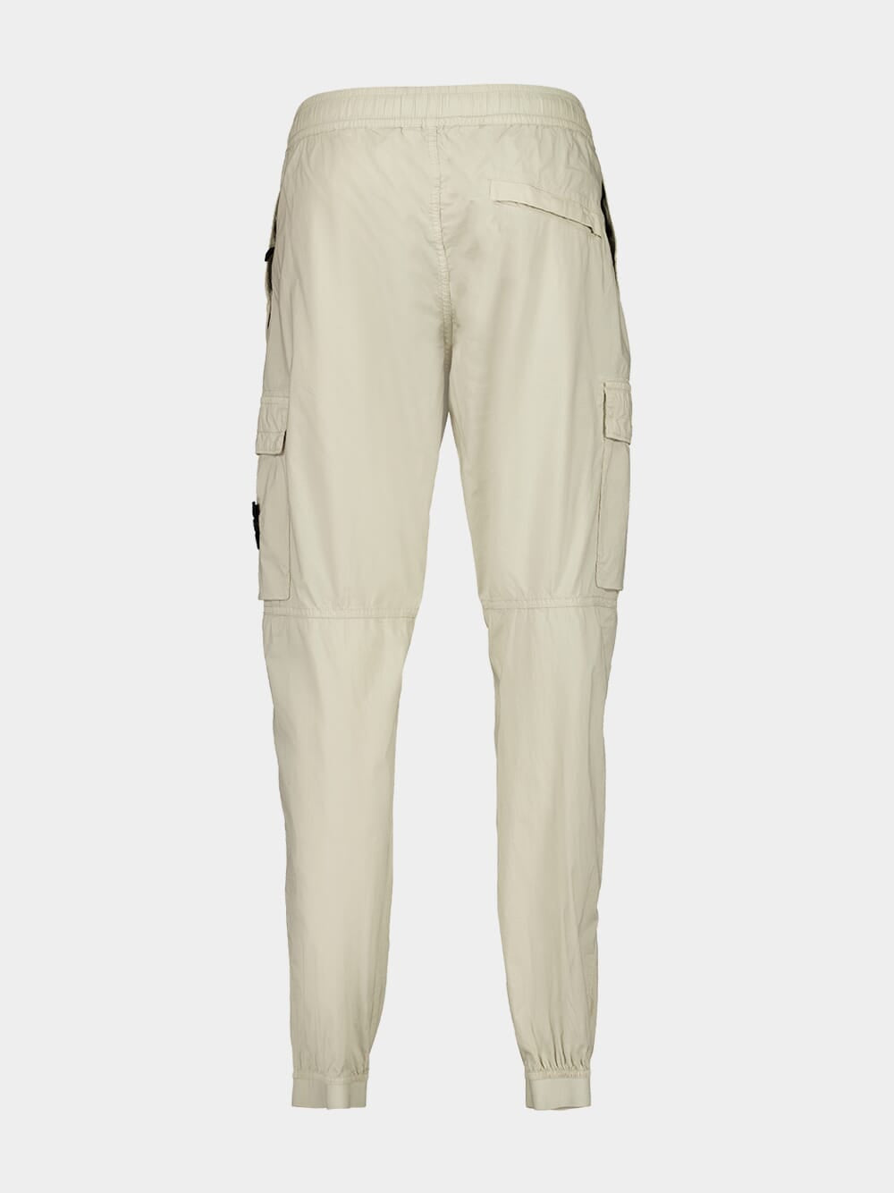 Beige Cargo Track Pants