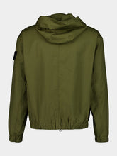 Stone Island Military Green Zipped Cotton Jacket