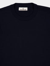 Stone Island Navy Blue Compass Patch Crewneck Jumper