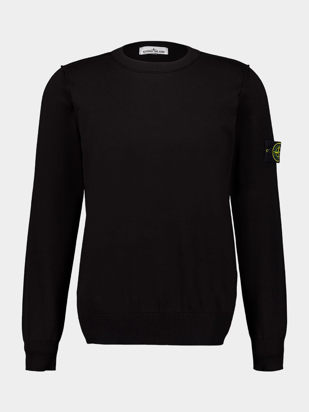 Black Compass Patch Crewneck Jumper