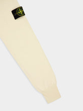 Stone Island Ivory Compass Patch Crewneck Jumper