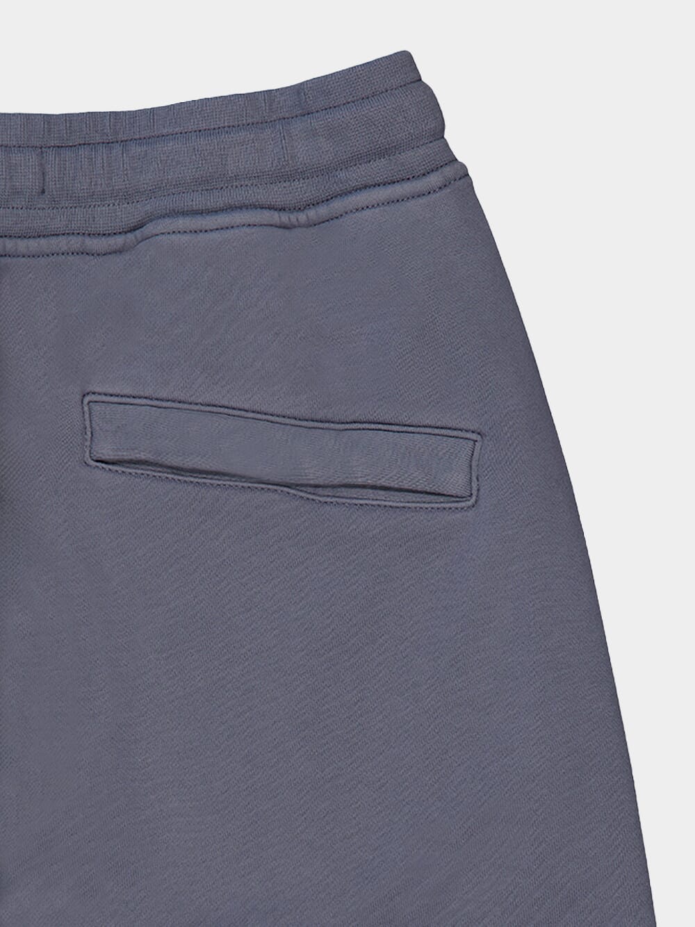 Blue Organic Cotton Cargo Bermuda Shorts