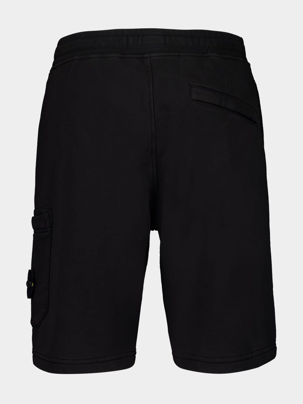 Black Compass-Badge Shorts