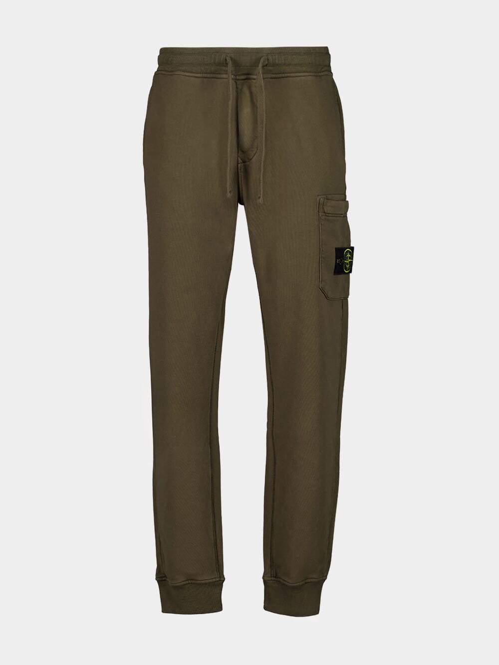 Military Green Compass-Badge Track Pants