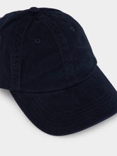 Stone Island Navy Blue Brushed Cotton Baseball Cap
