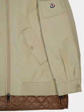 Moncler Beige Felci Padded Cotton Shirt Jacket