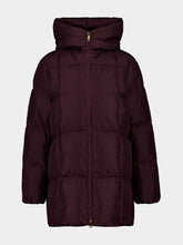 Moncler Burgundy Darbon Puffer Jacket