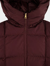 Moncler Burgundy Darbon Puffer Jacket