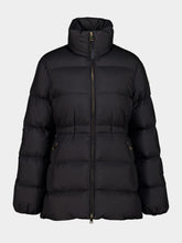 Moncler Black Brossette Short Down Jacket