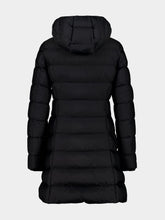 Moncler Black Gie Hooded Long Down Jacket