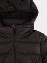 Moncler Black Gie Hooded Long Down Jacket