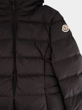 Moncler Black Gie Hooded Long Down Jacket