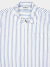 Moncler Blue Striped Long Sleeve Shirt