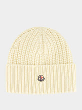 Moncler Natural Wool-Cashmere Beanie