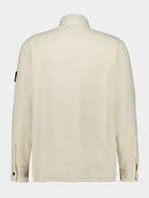 Stone Island Ivory Corduroy Organic Cotton Overshirt