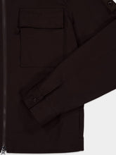 Stone Island Dark Brown Long-Sleeve Overshirt