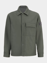 Stone Island Dark Grey Long-Sleeve Shirt Jacket