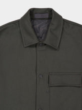 Stone Island Dark Grey Long-Sleeve Shirt Jacket
