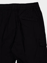 Stone Island Black Supima Cotton Cargo Trousers