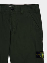 Stone Island Juniper Green Stretch Cotton Chinos